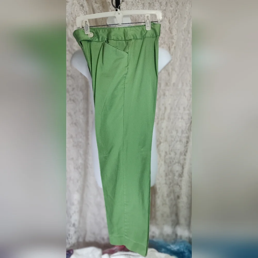 Carolyn Taylor Green Tank Top And Coordinated George Pant Set NWOT